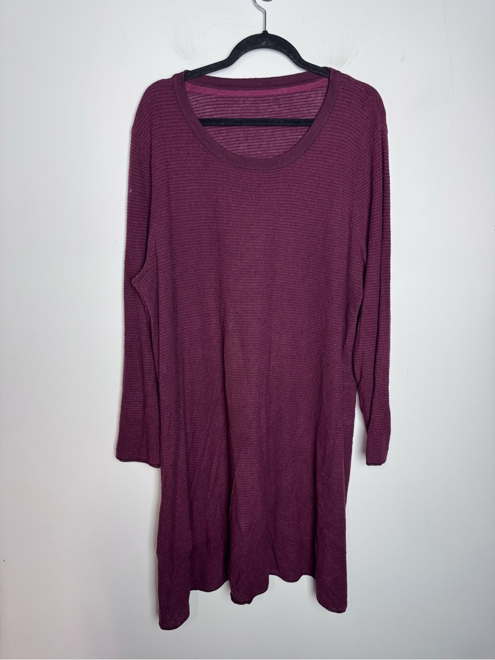 Gudrun Sjoden cotton linen sweater dress oversized XL